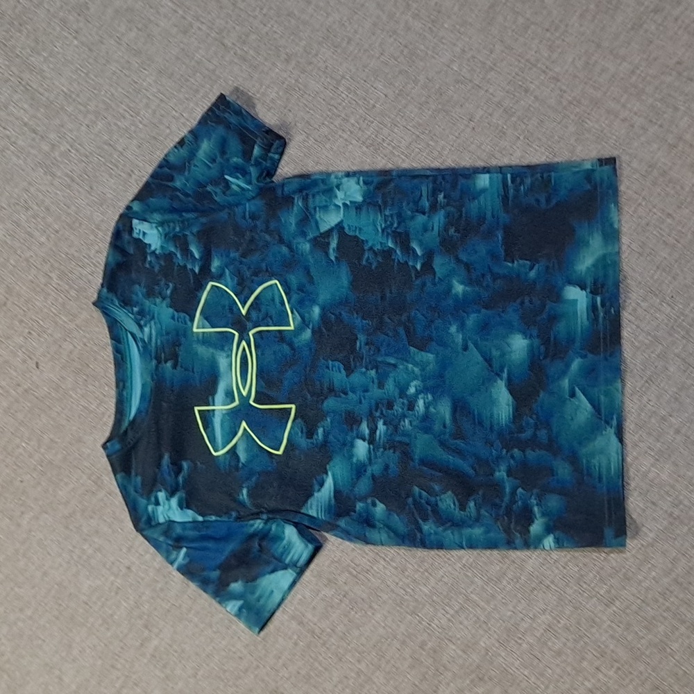 Under Armour Short Tee Teal Boys YMD